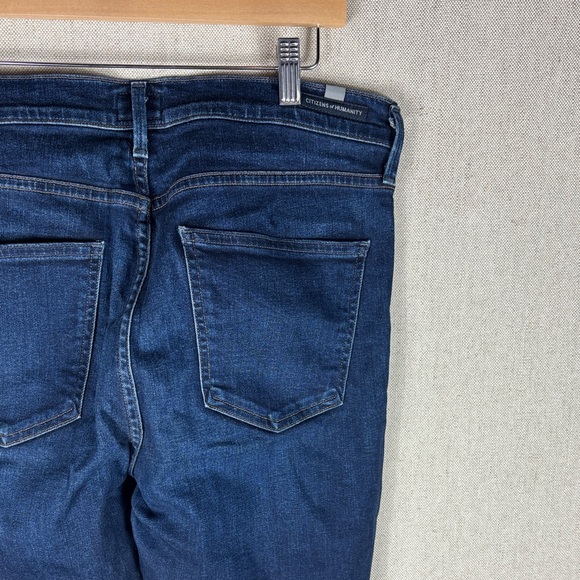Citizens of Humanity Dark Wash High Rise Skinny Rocket Jeans 32 - Picture 7 of 8